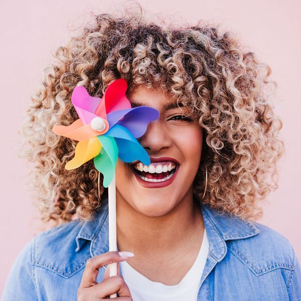 Smiling person